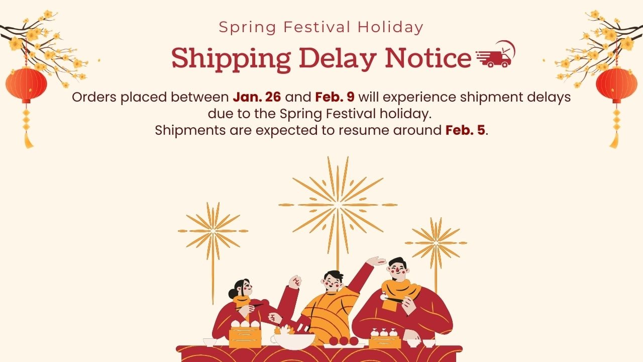 2025 Spring Festival Holiday Shipping Delay Notice - Unihertz