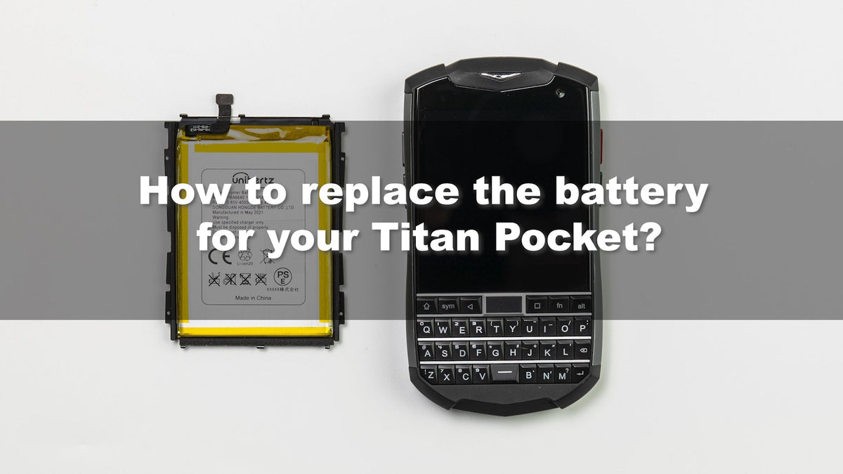 Unihertz Titan Pocket Battery Replacement Tutorial